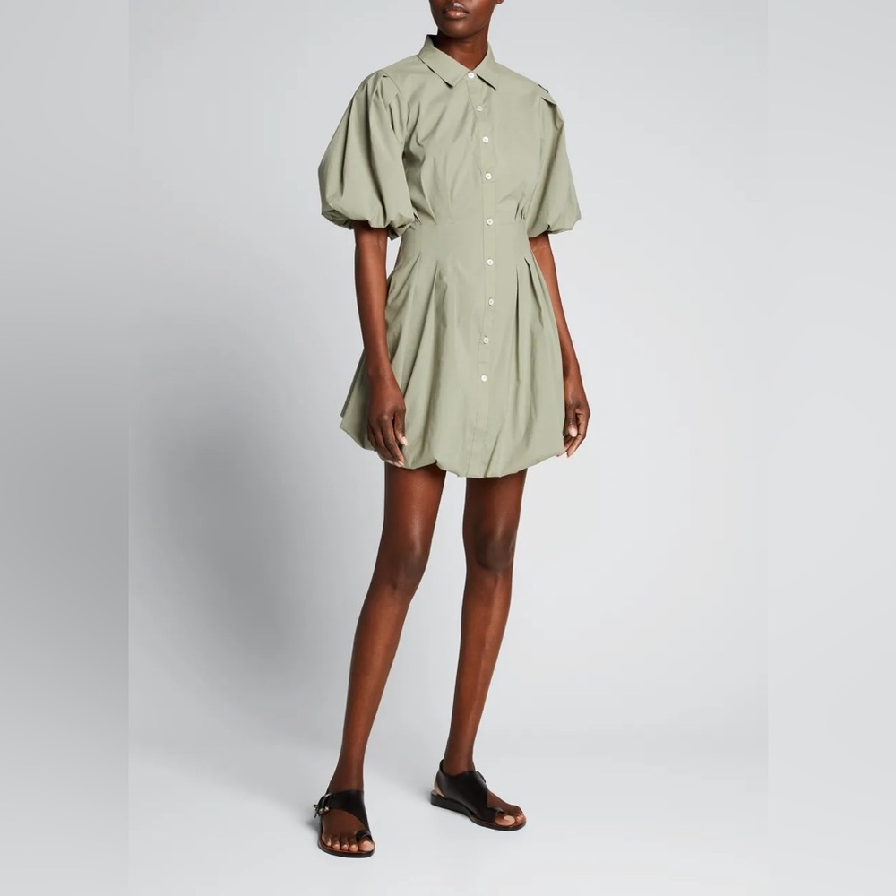 Jonathan Simkhai Sage Puff Sleeve Mini Dress